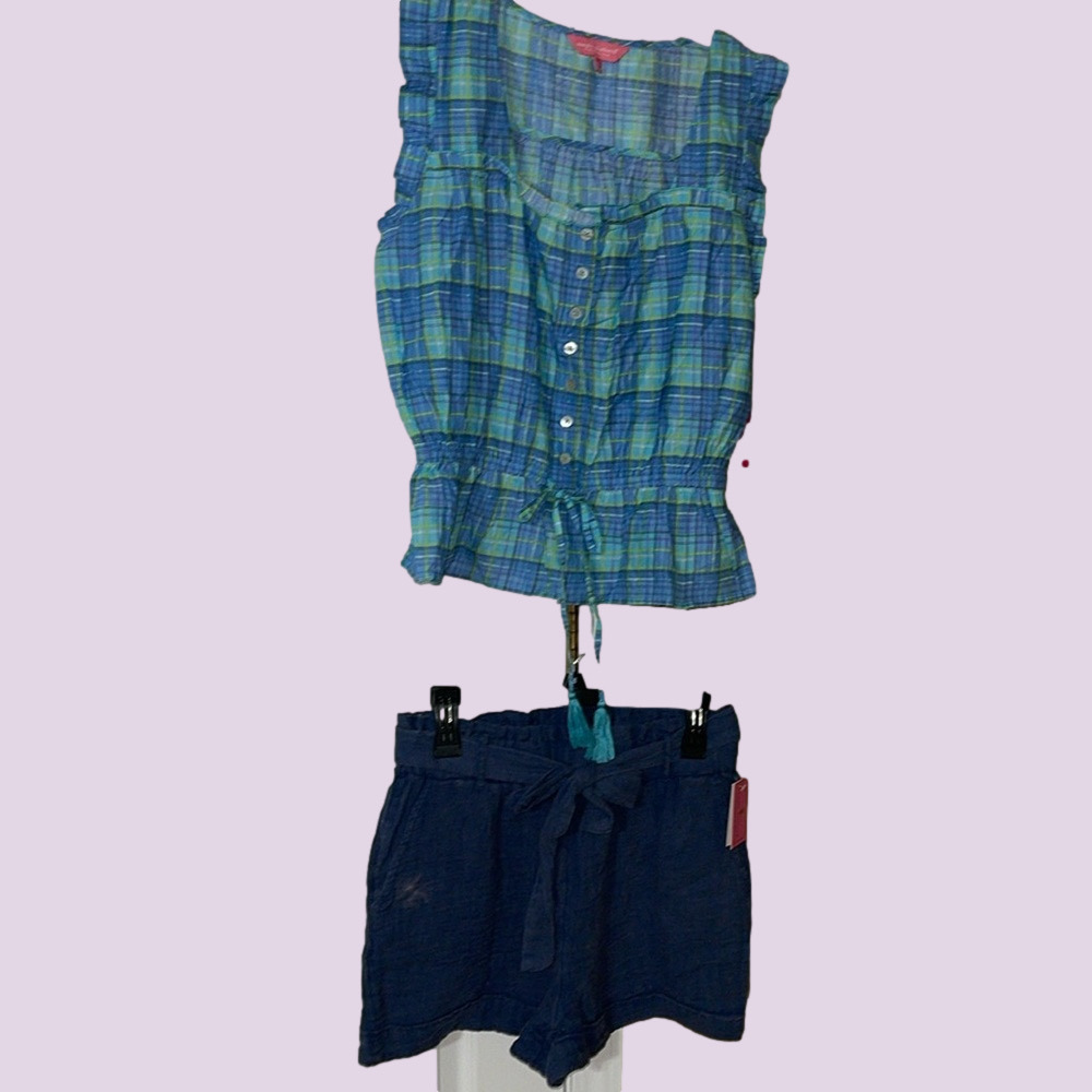NWT Simply Southern top and shorts S